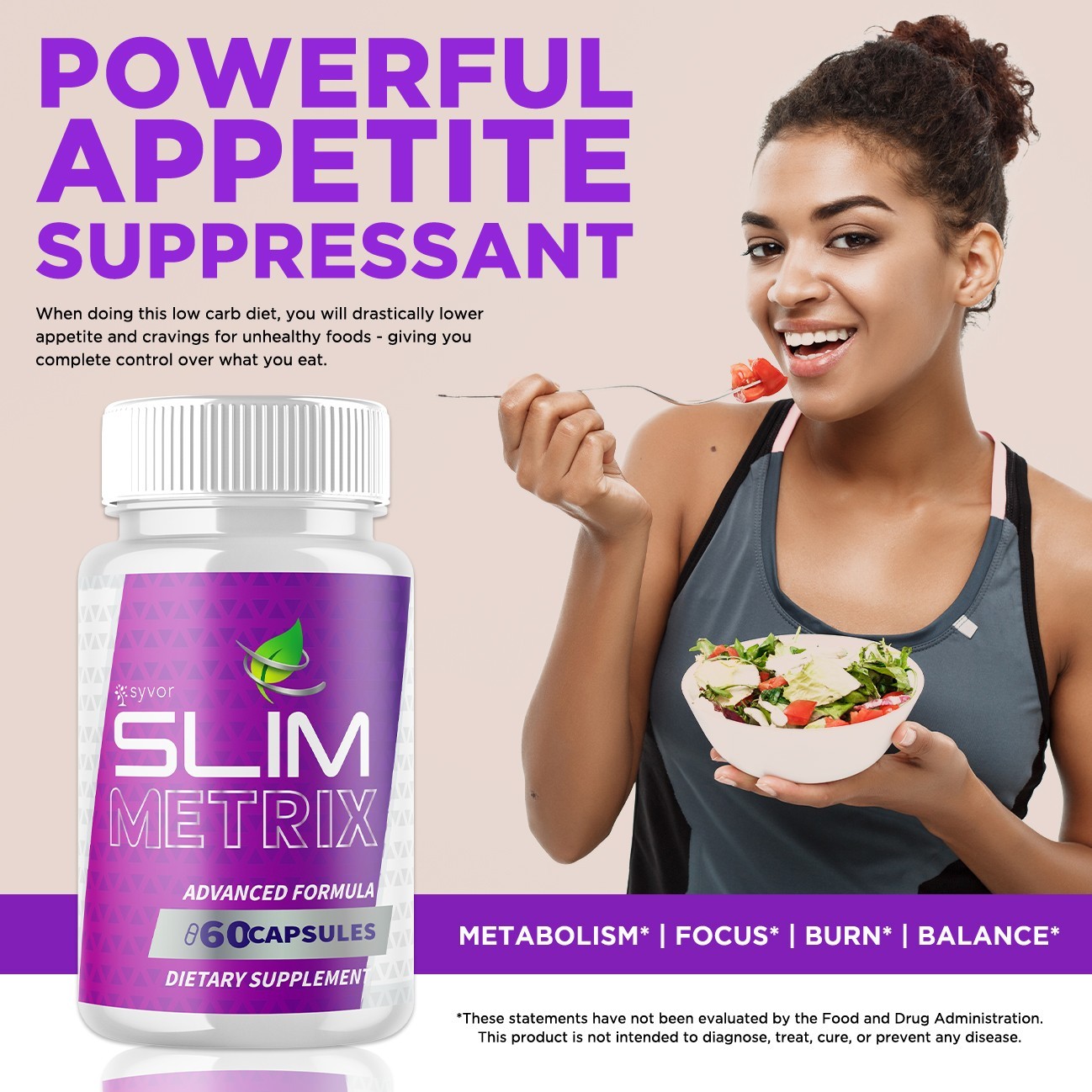 (5 Pack) Slim Metrix Advanced Formula Energy & Fitness SlimMetrix 300 Capsules