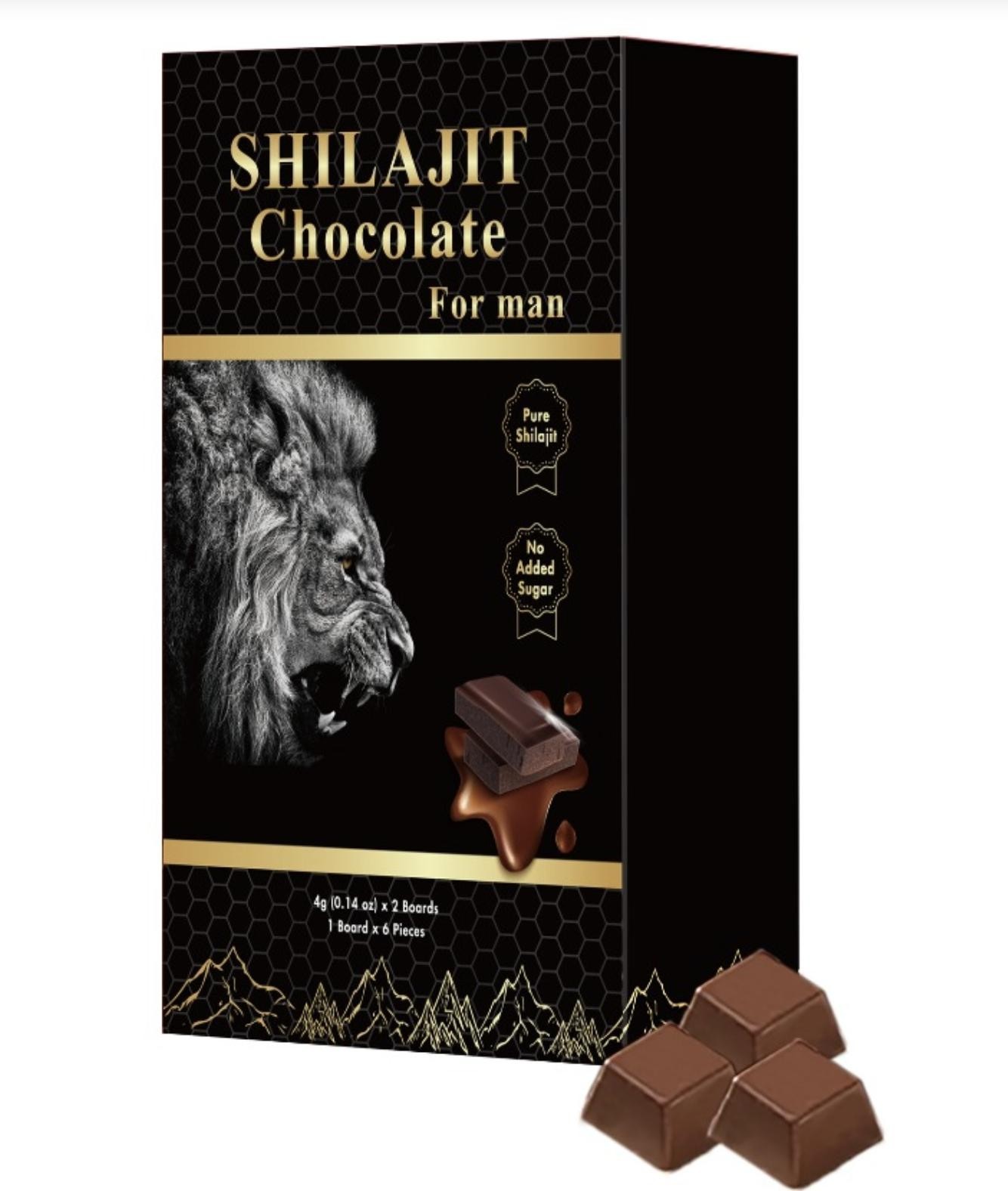 DEZEN Organic Shilajit Chocolate with Ashwagandha & Honey 12 Pcs