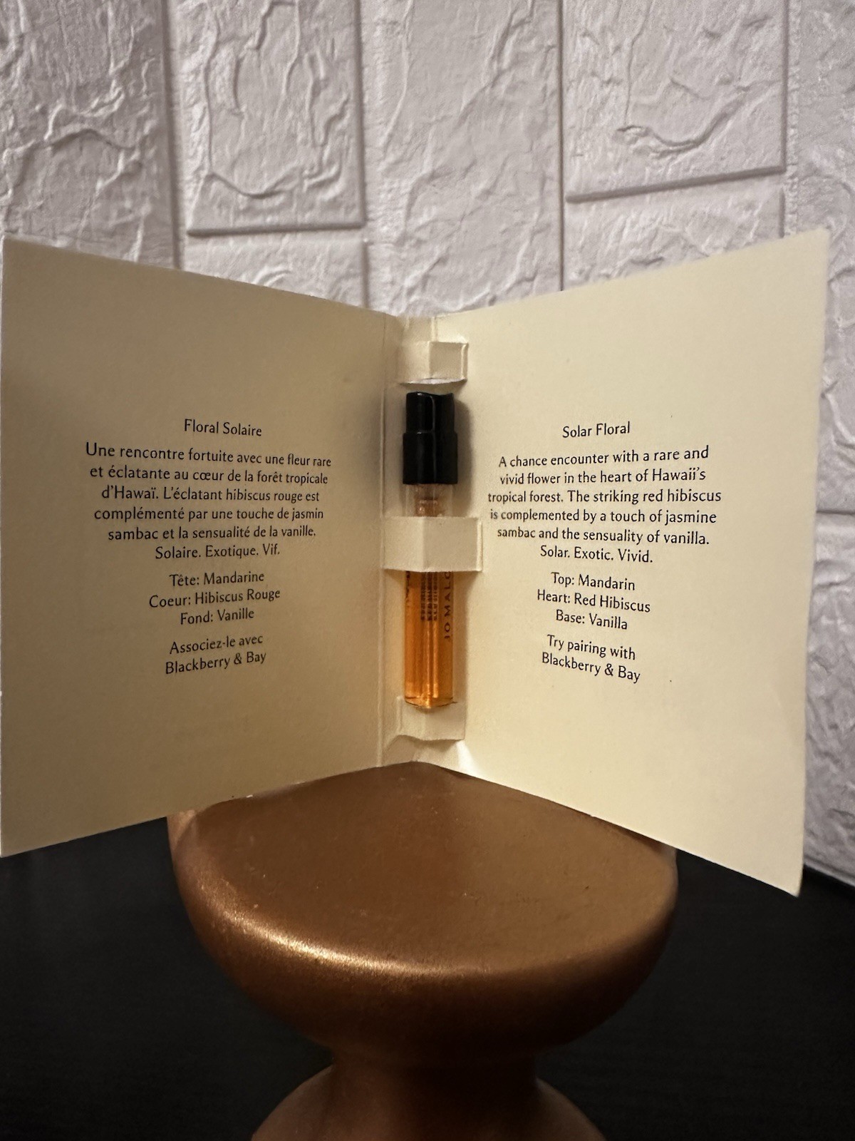 Jo Malone London Red Hibiscus Cologne Intense Spray Sample 0.05 fl oz