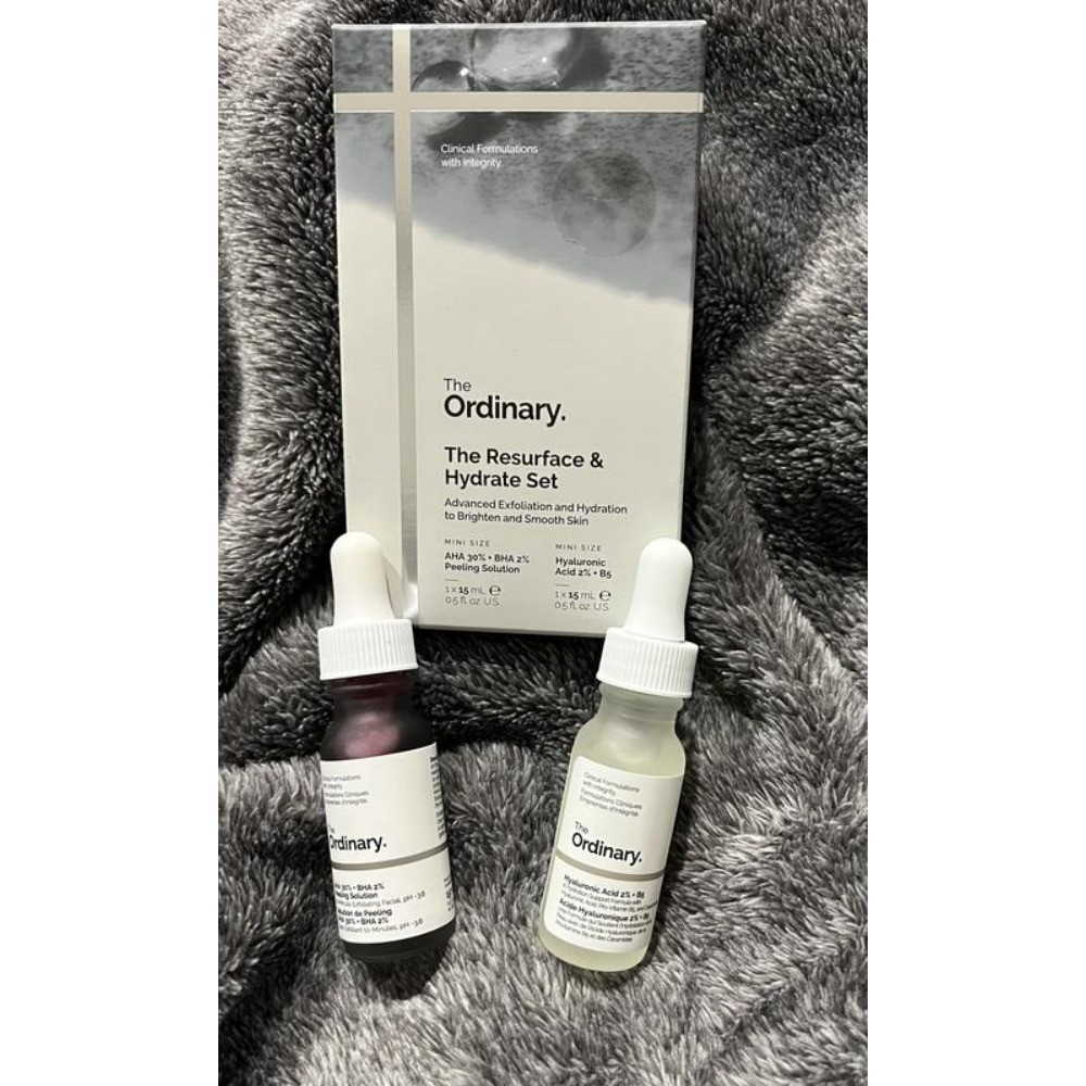 The Ordinary Authentic The Resurface & Hydrate Set with Hyaluronic Acid+AHA