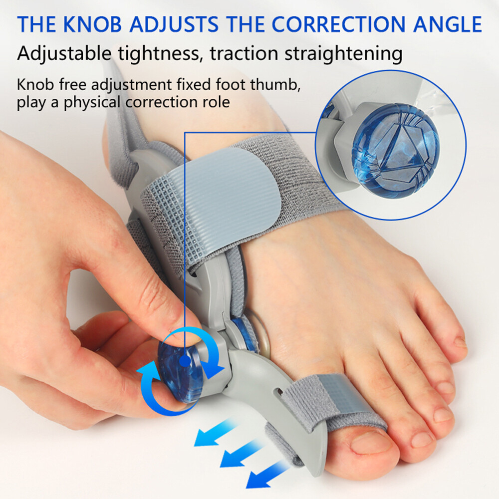 2PCS Bunion Fix Toe Valgus Corrector Big Toe Straightener for Men & Women 1Pair