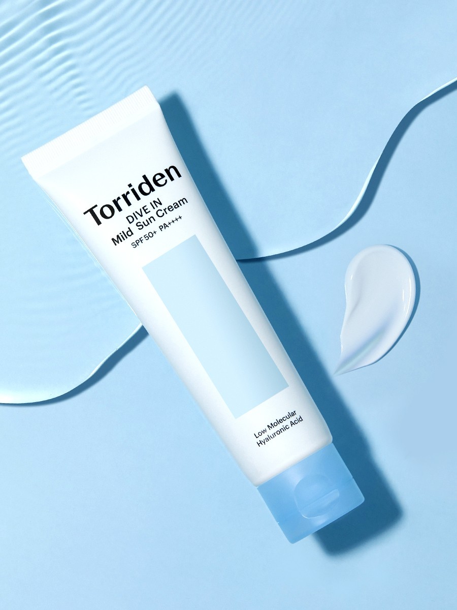 Torriden Dive In Mild Sun Cream SPF50+ PA++++ 60ml Mineral Sunscreen Korean Skin