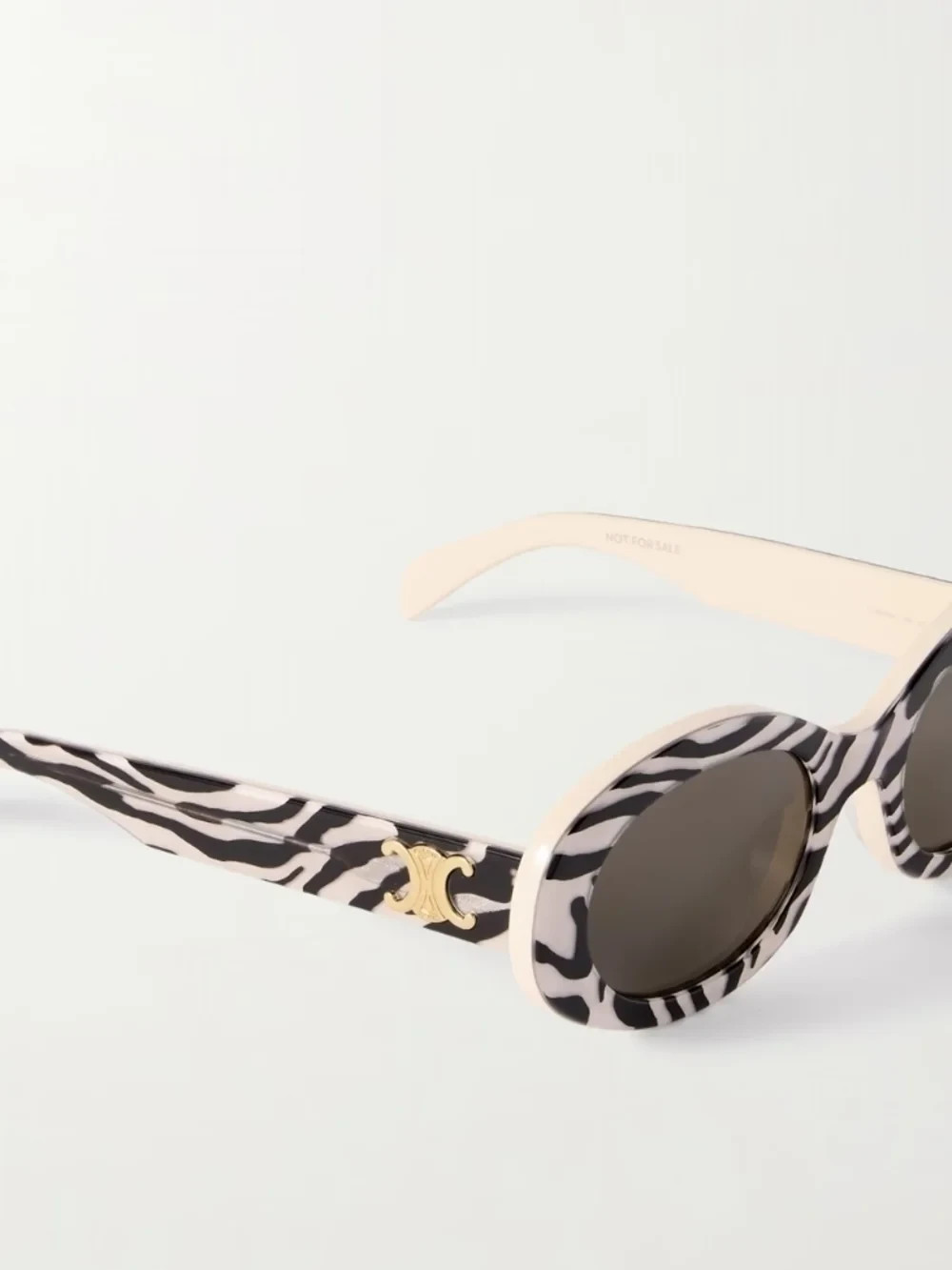 Celine ZEBRA Eyeglass with Gold Logo & Case