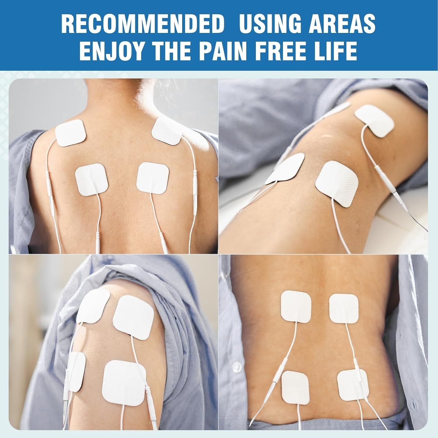 Medical-Grade TENS Electrode Pads 12pcs – Perfect for Daily Electrotherapy