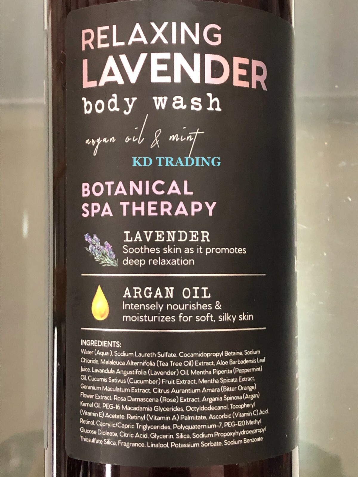 (2-Pk) BOTANICAL SPA THERAPY ~ Calm Relaxing Lavender BODY WASH Argan Oil & Mint