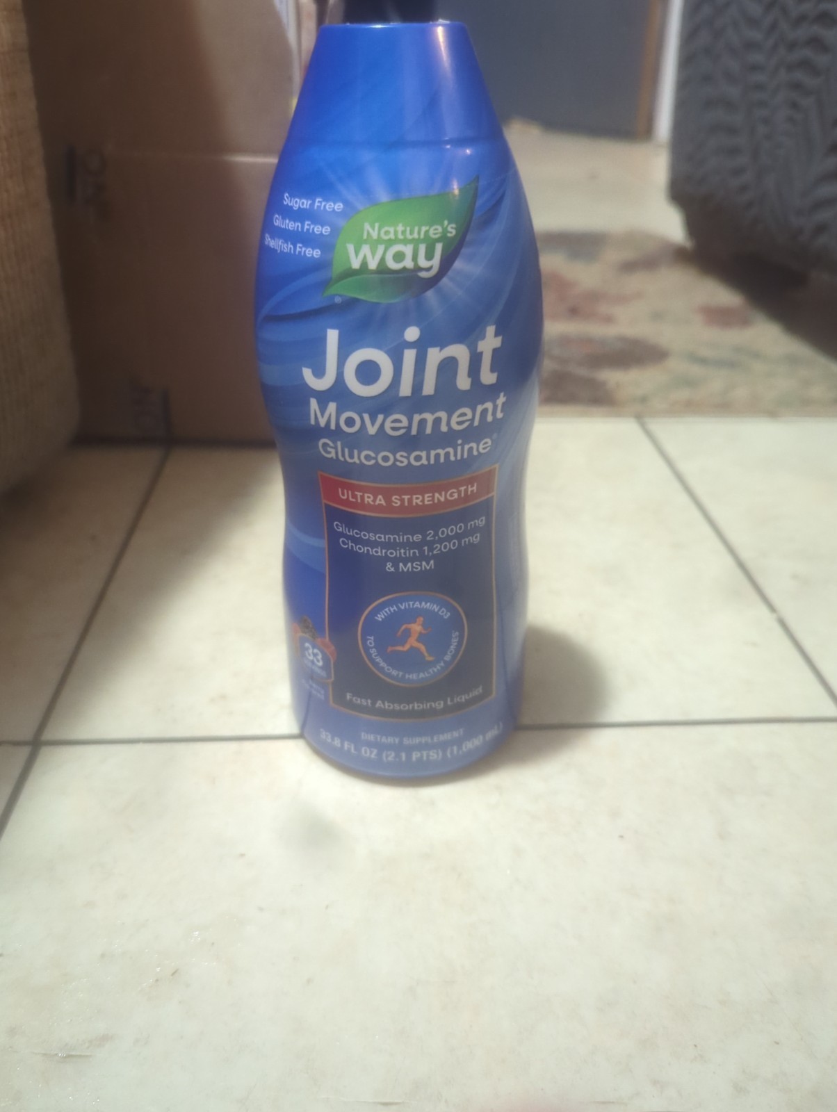 Nature’s Way Joint Movement Glucosamine Liquid – 33.8oz ULTRA STRENGTH Brand New