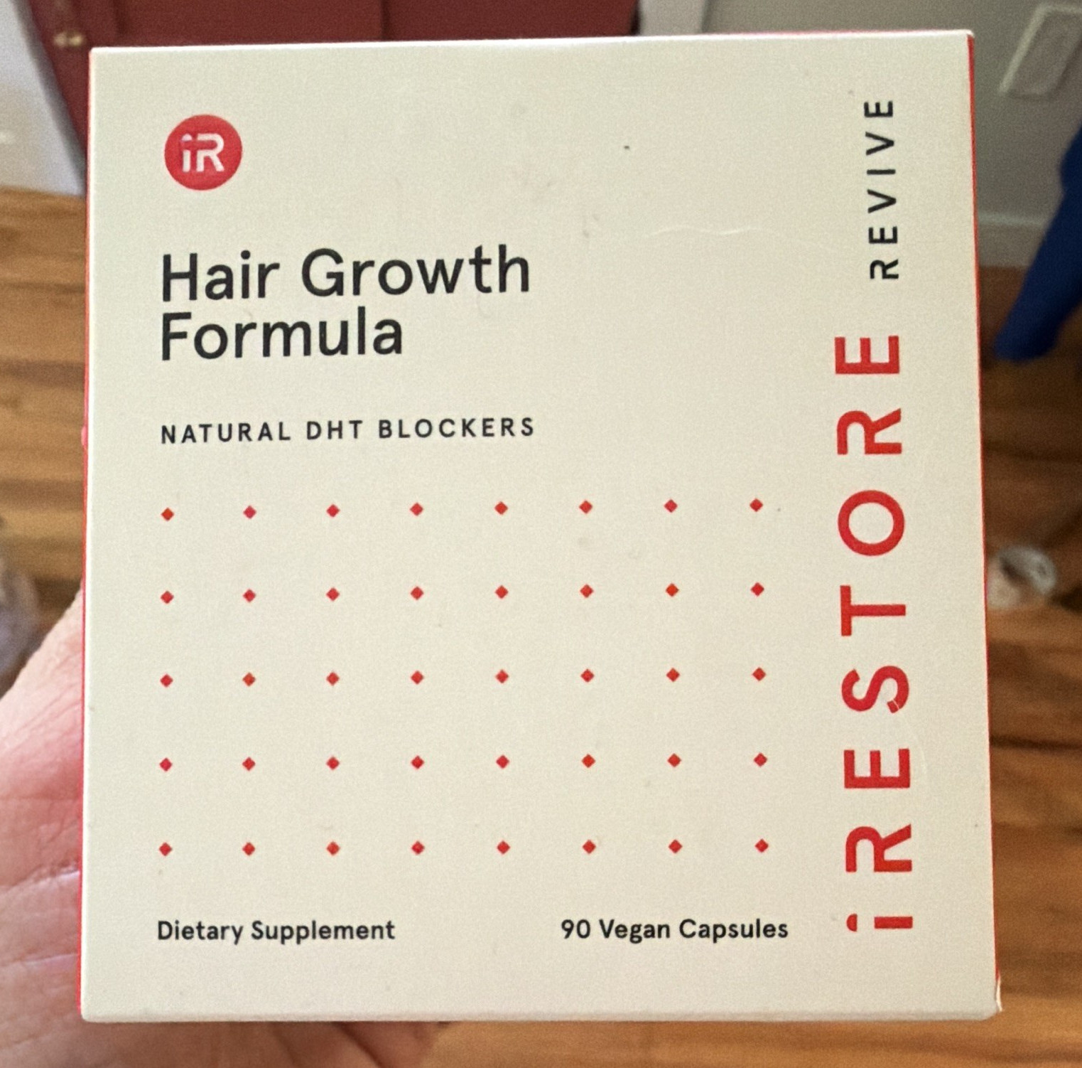 iRestore Revive Hair Growth Formula DHT Blockers Vegan 90 Capsules