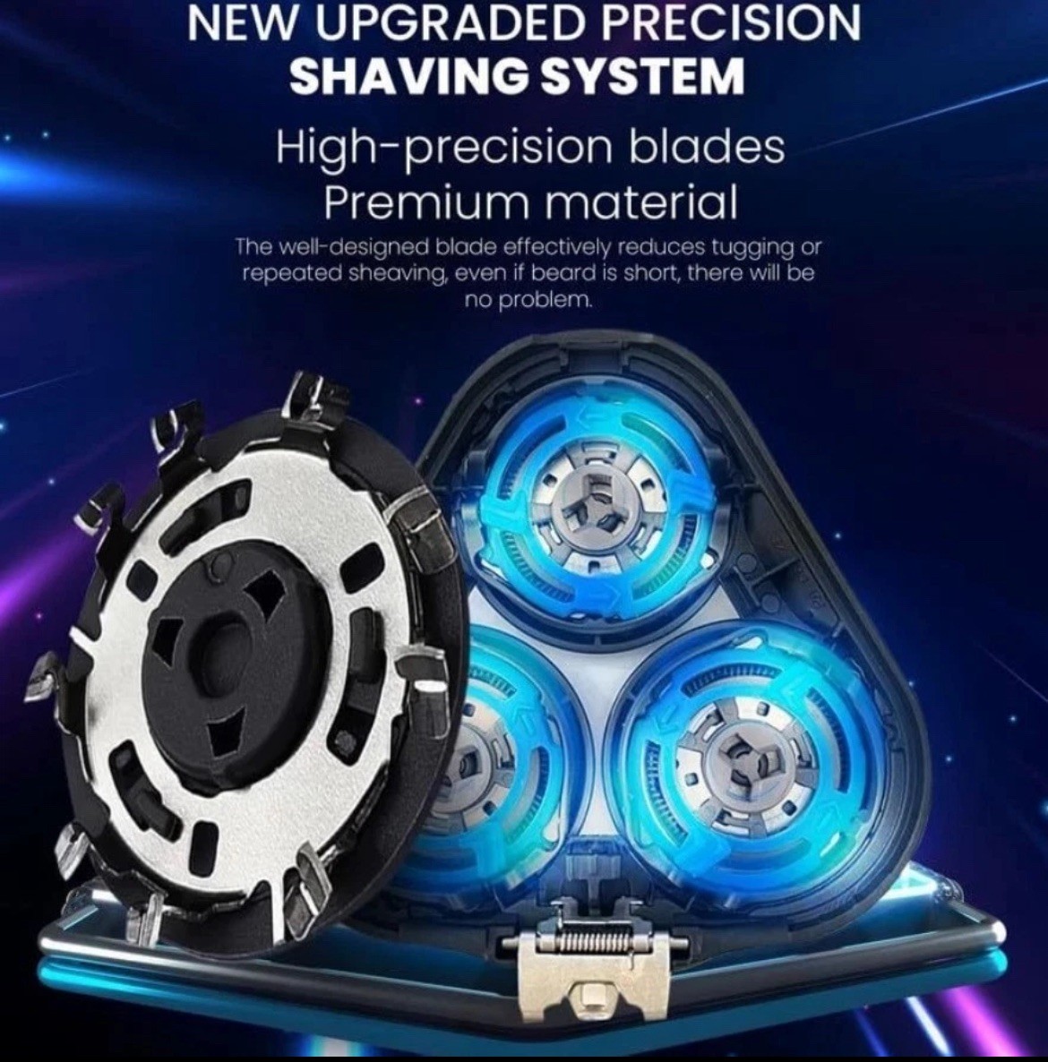 Replacement Complete Head Assembly for Philips Norelco Series 5000 Shavers SH50