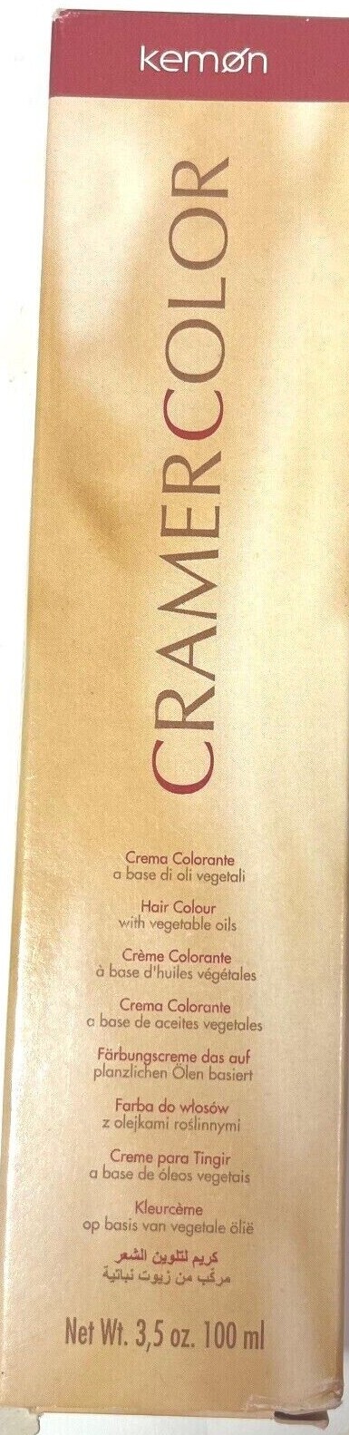 Kemon Cramer Color Permanent Hair Color 3.4 / 3.5 oz Your Choice