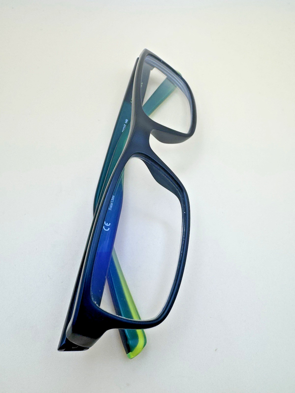 Nike Live Free 7090 010 Matte Black Green Eyeglasses Frames 53-17 140 Men
