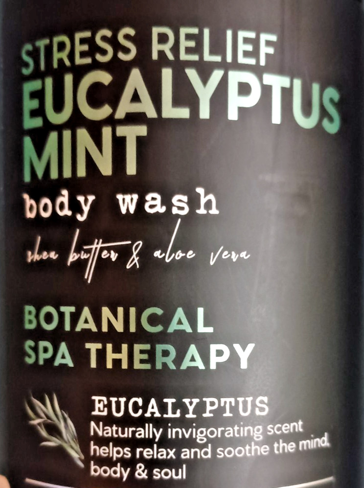 2 PACK Botanical Spa Therapy STRESS RELIEF EUCALYPTUS MINT BODY WASH Aloe 32 oz