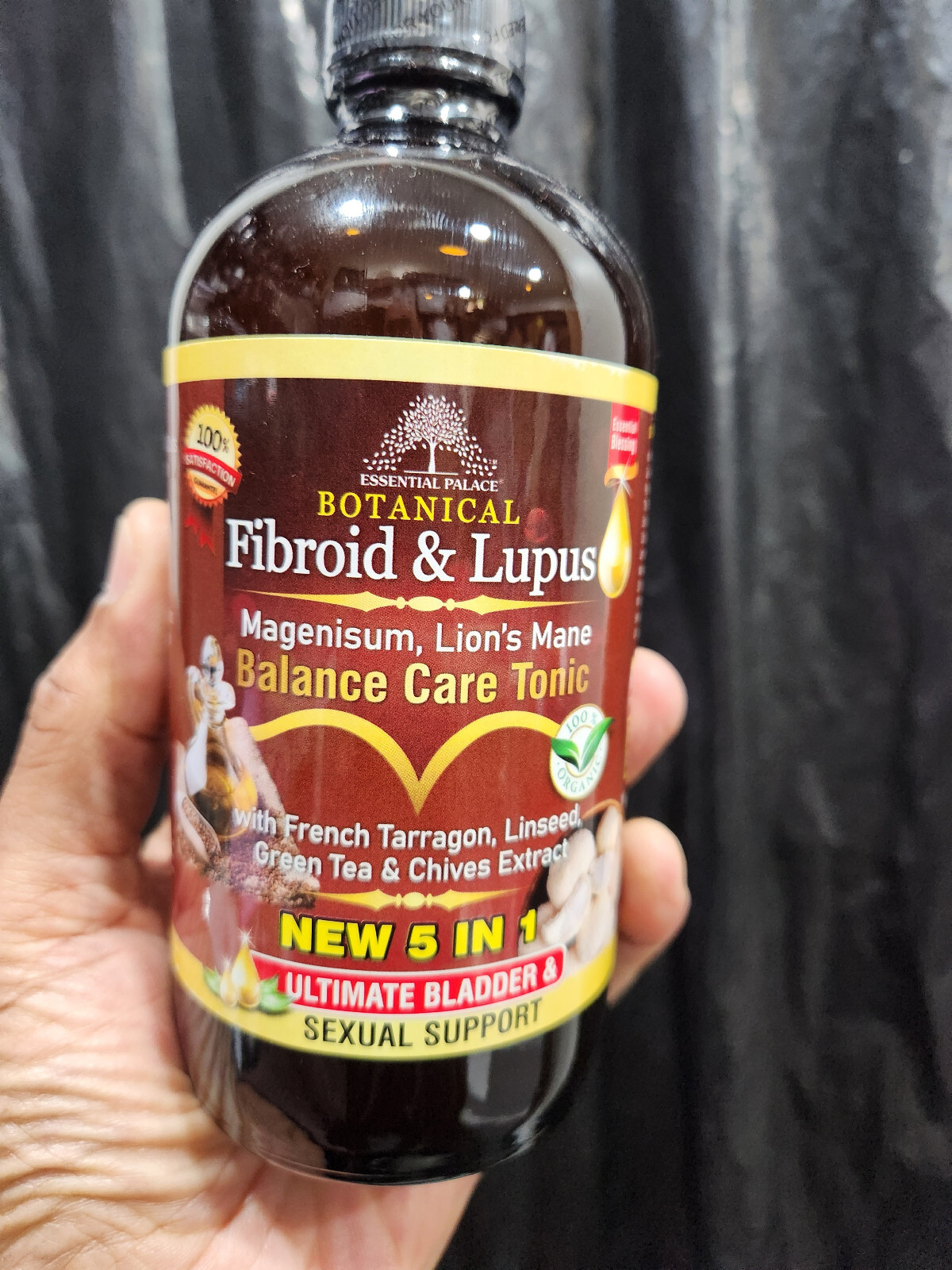 Fibroid & Lupus Botanical Balance Care Tonic By Essential Palace 5 in 1, 16 oz