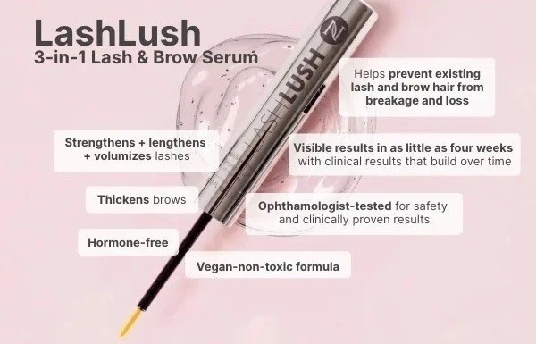 Neora LashLush Advanced Lash & Brow Growth Serum 3.5mL -New&Free ship🔥❗