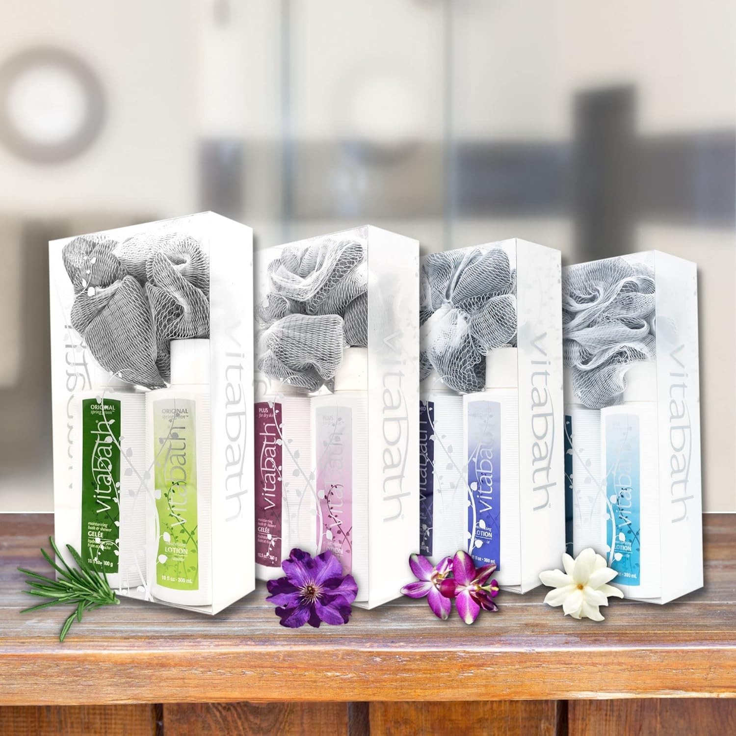Vitabath Spa Skin Therapy Everyday Skincare Set Moisturizing Shower Gel Wash
