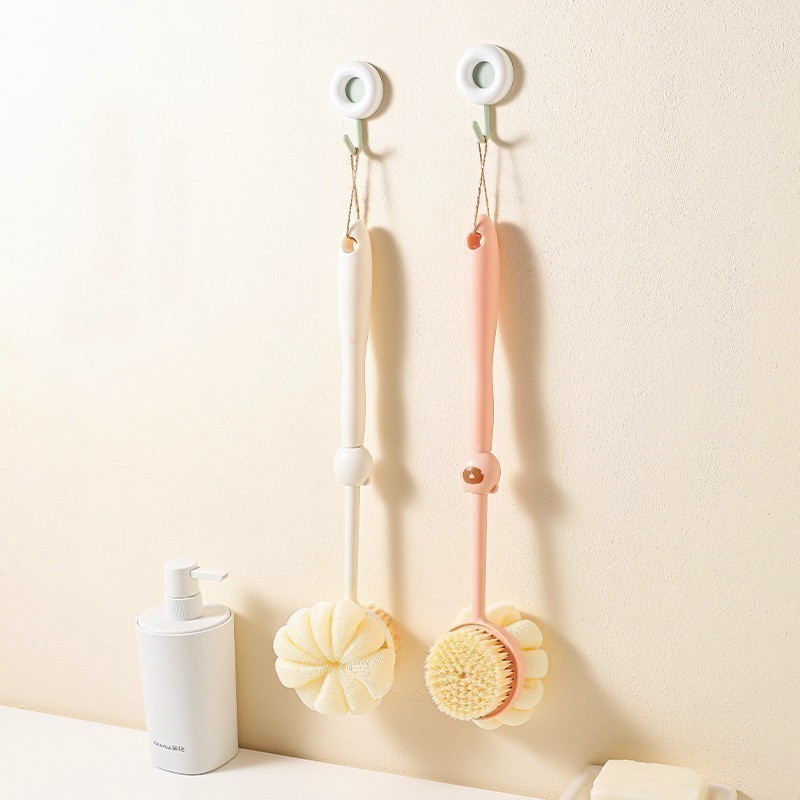 3 Pack Dual-Sided Back Scrubber for Shower Long Handle Body Brush Deep Clean NEW