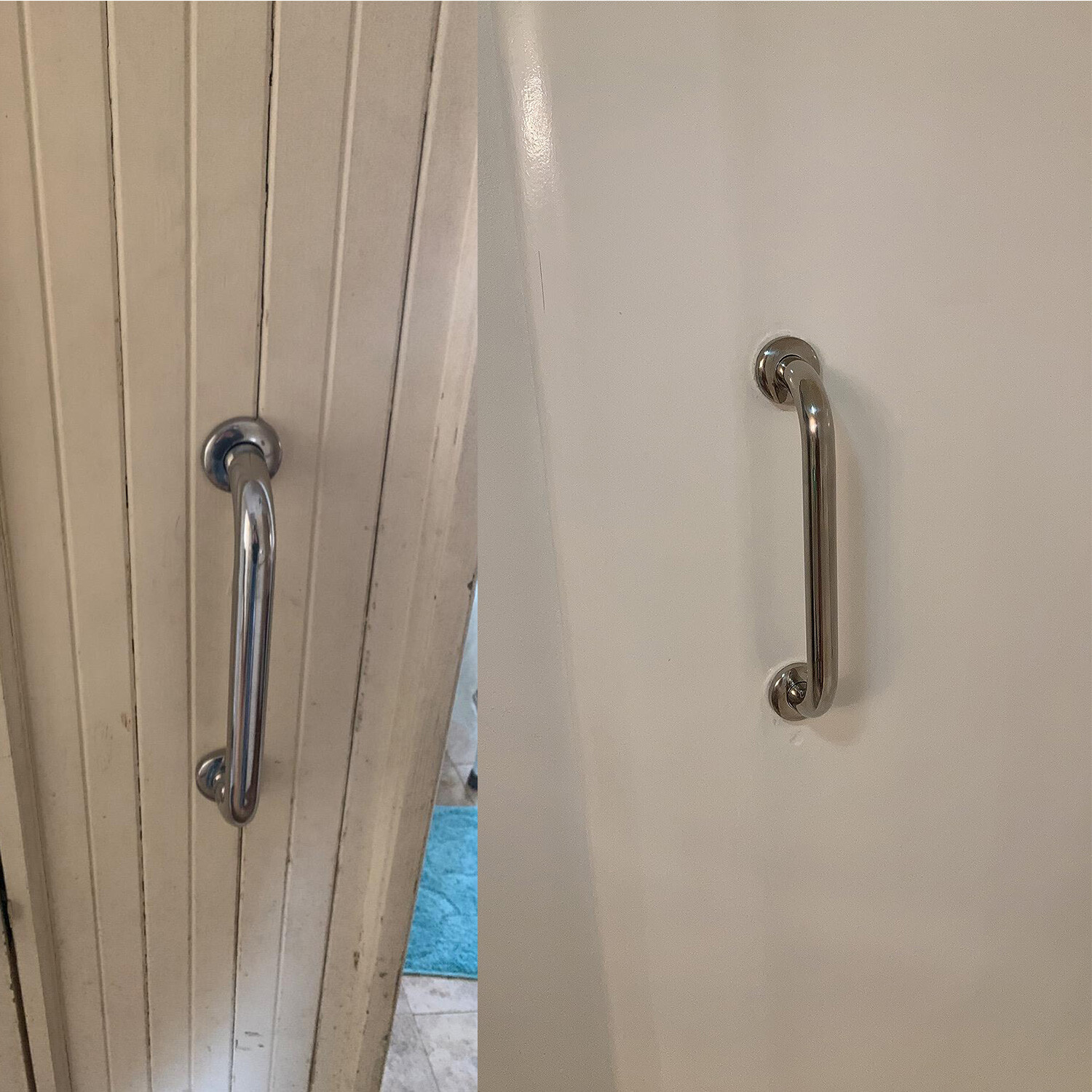 2PCS Stainless Steel Grab Bar Bathroom Safety Handicap Shower Tub Handle Support
