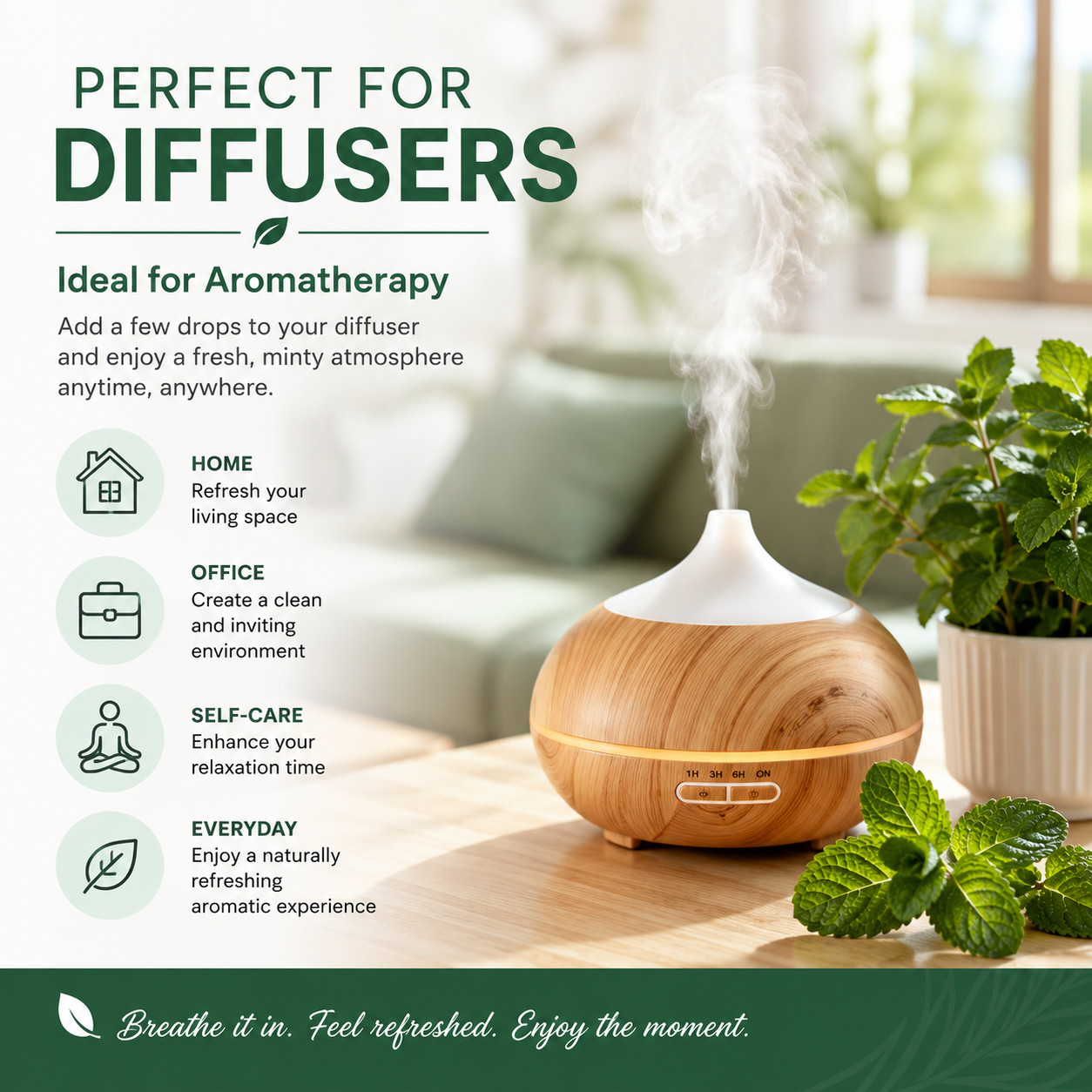 32 fl oz Bulk Peppermint Essential Oil 100% Pure – Free Expedited Shipping