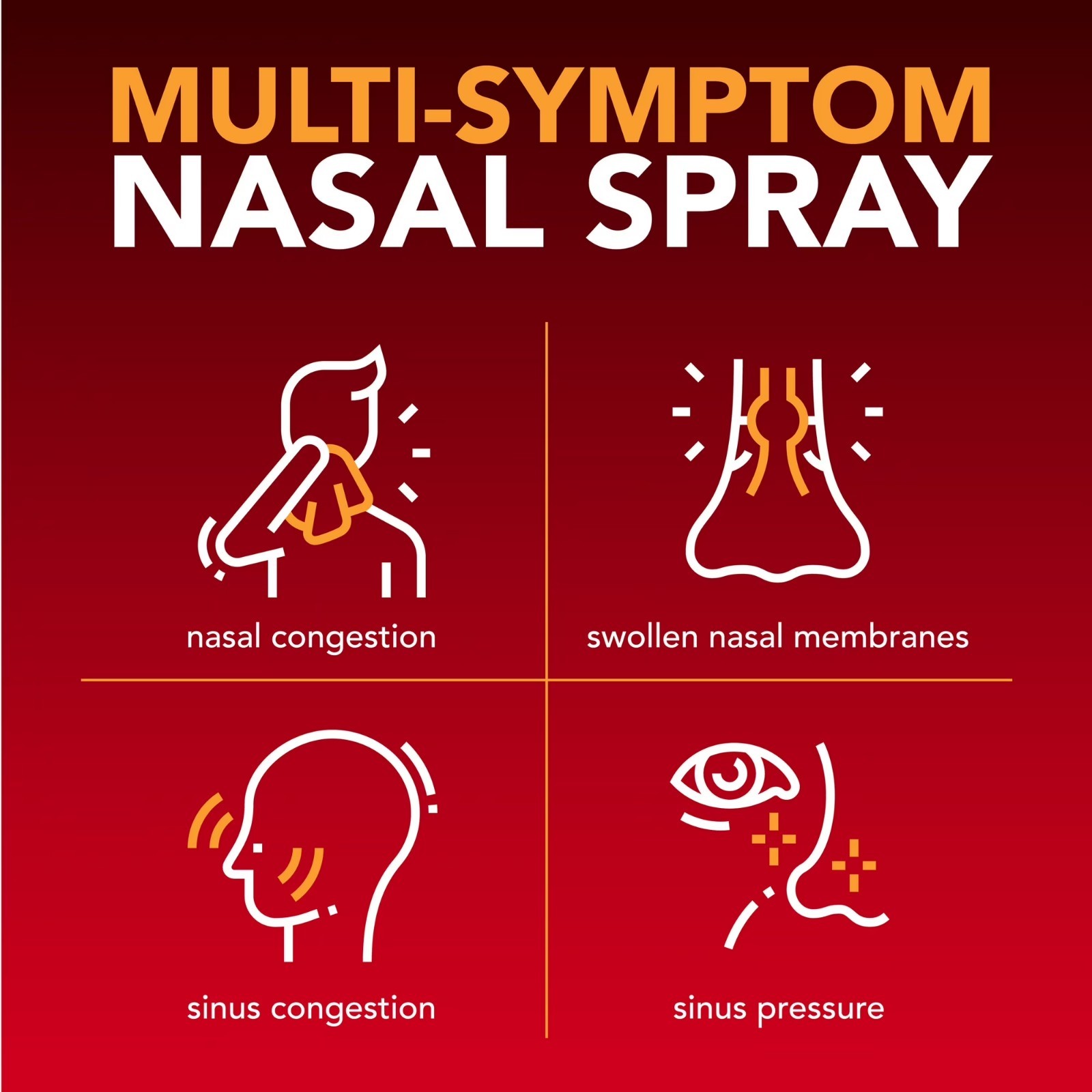 (3 Pack) Equate Nasal Four Nasal Spray, Phenylephrine Hydrochloride 1%, 1 fl oz
