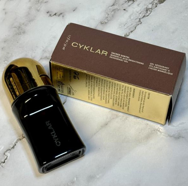 CYKLAR Acid Brightening Deodorant Gel with 48-Hour Odor Protection,4 Scents,50mL