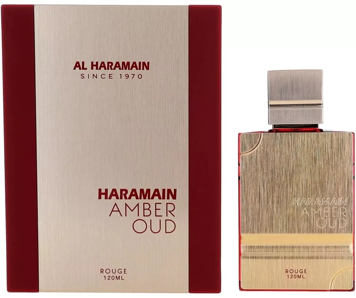 Amber Oud Rouge by Al Haramain for unisex EDP 4.0 oz New in Box