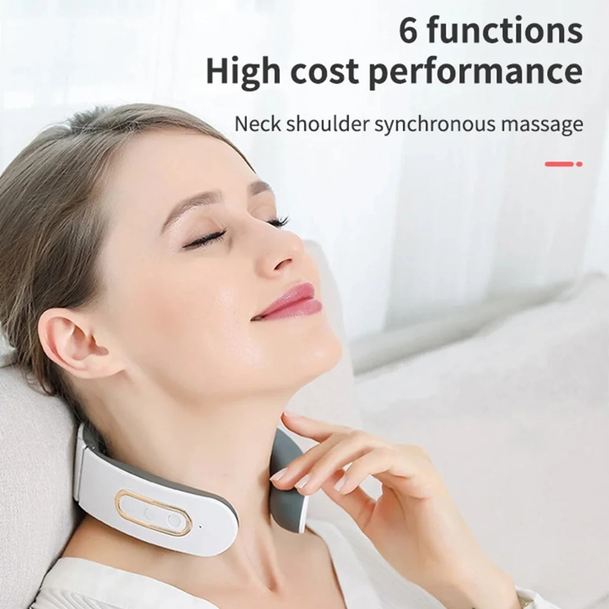 4 Head Neck Massager Vibrat for Daily Use