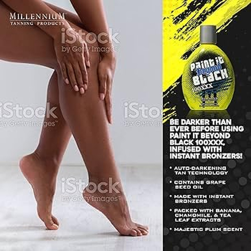 Paint it Beyond Black 100 XXX Dark Tanning Lotion Accelerator for Indoor Tanning