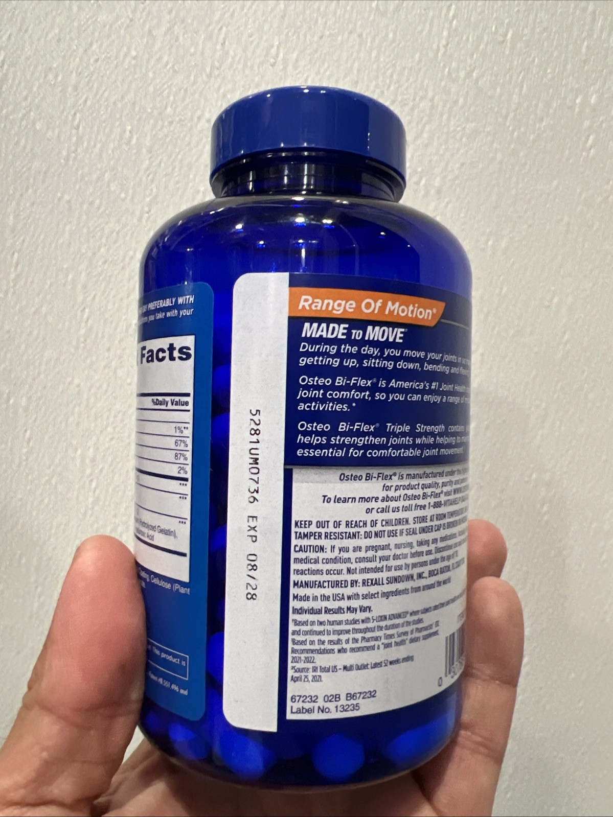 Osteo Bi-Flex Triple Strength Dietary Supplement Tablet (200 Count)