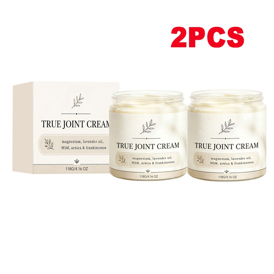 1-2 PACK Organics True Joint Cream Moisturizing Massage Cream for Body Joints US