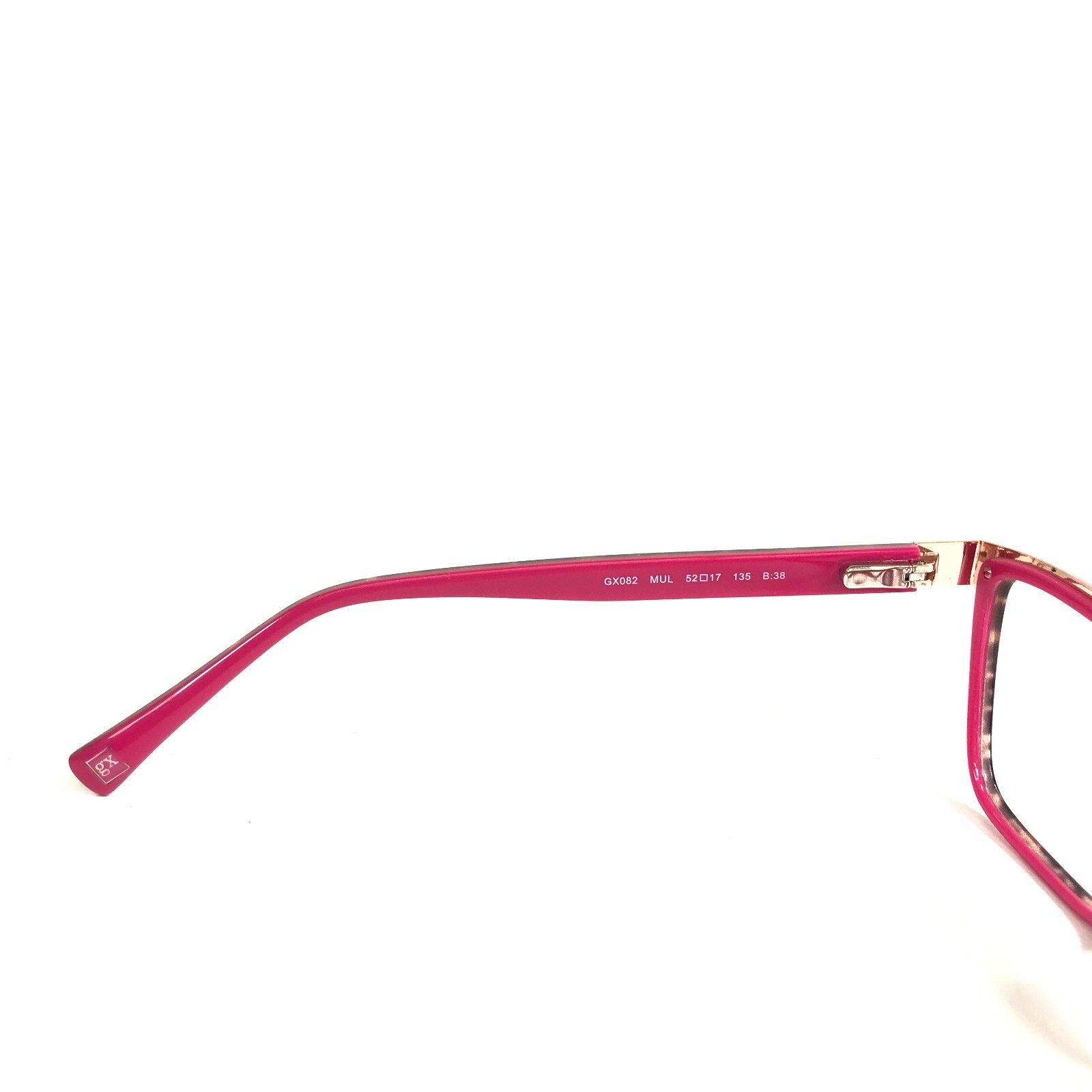 Gwen Stefani Eyeglasses Frames GX082 MUL Brown Tortoise Pink Cat Eye 52-17-135