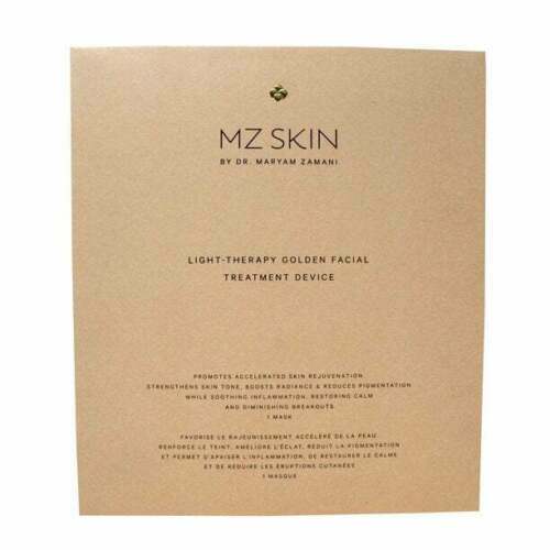 MZ Skin LED Light Therapy Golden Facial Treatment Device Home Spa Luxury – New
