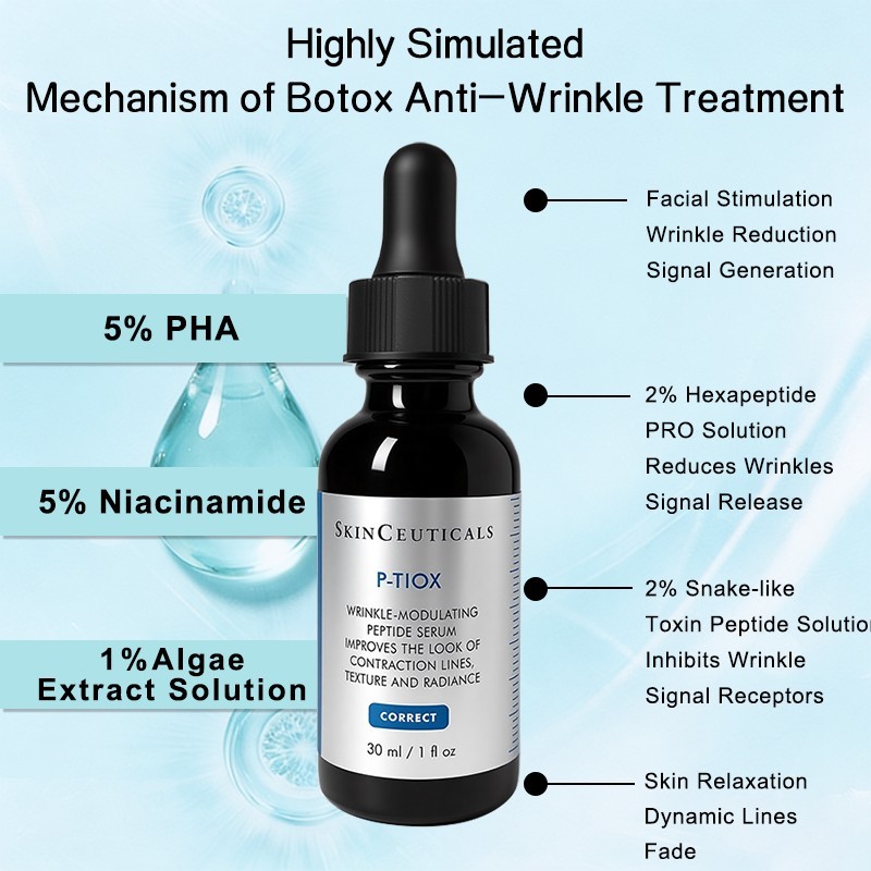 ‘Skinceuticals’ P-TIOX Wrinkle-Modulating Peptide Serum 1 fl oz /30ml NEW SEALED