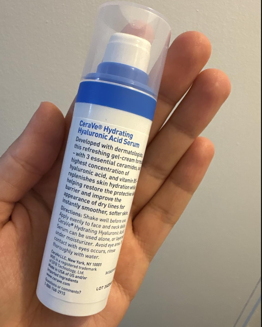 Cerave Hyaluronic Acid Serum 1 Oz For Face