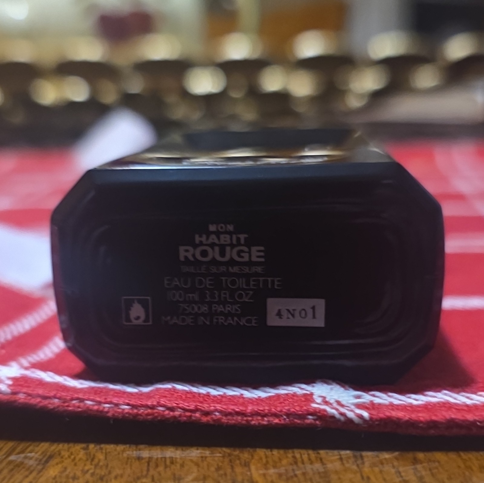 Rare Guerlain Mon Habit Rouge Eau de Toilette EDT Spray Regular Size 3.3 fl oz