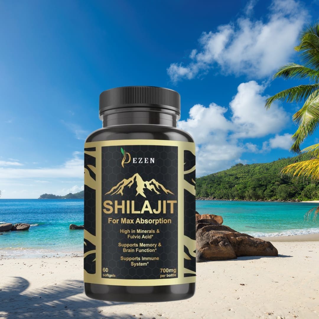 DEZEN Pure Himalayan Shilajit Softgel 60 Count Each Bottle
