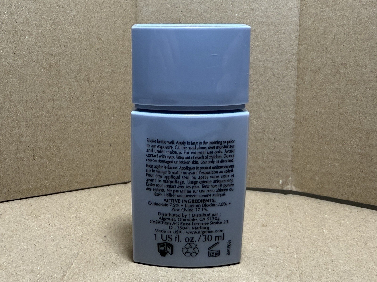 Algenist Ultra Lightweight UV Sublime Defense SPF 50 30ml/ 1 fl. Oz. ~ FREE SHIP