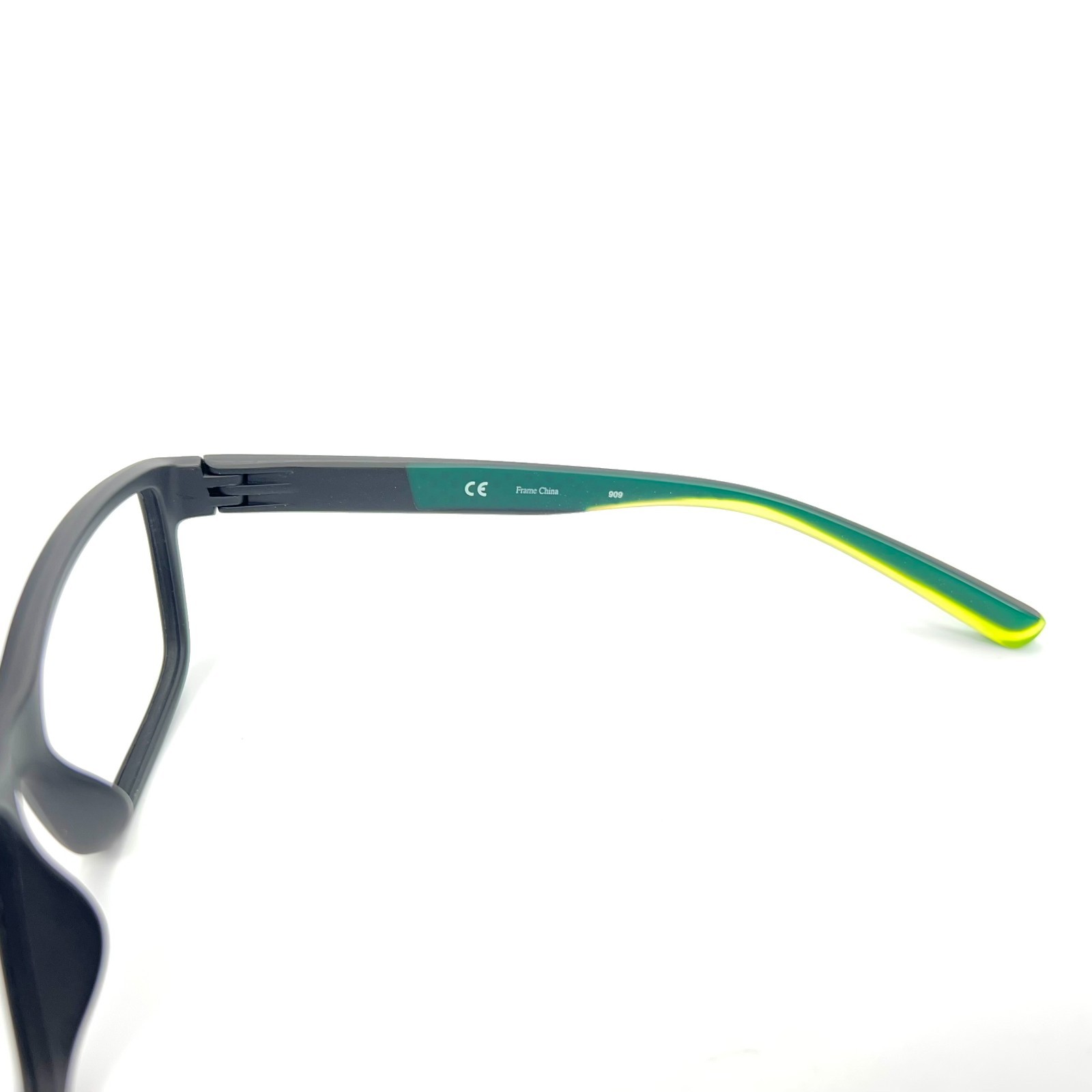 Nike 7092 001 Eyeglasses Matte Black Green Frame 55-14-140 Sports Eyewear