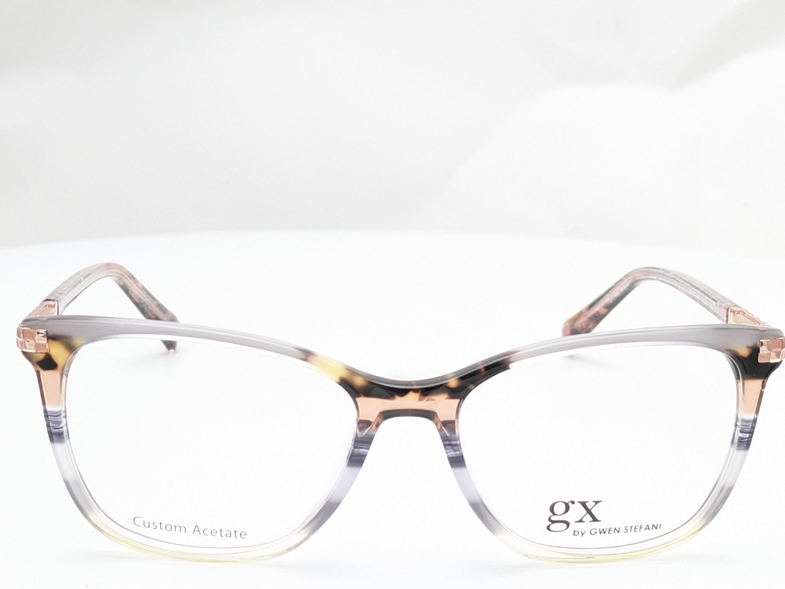 gx by Gwen Stefani GX108 GRY Grey Stripe Women’s Eyeglasses 51-16-135