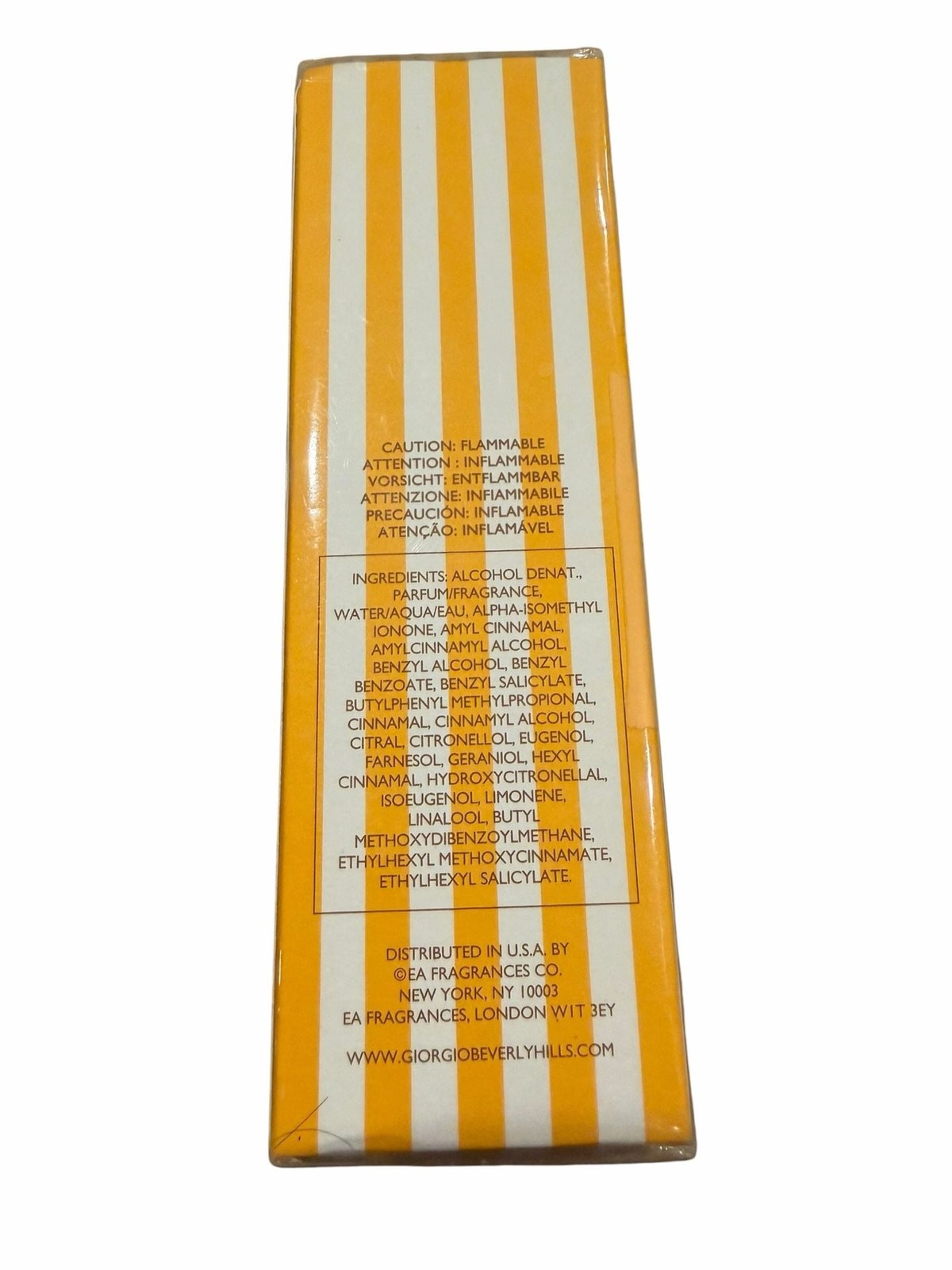 Sealed Giorgio Beverly Hills Giorgio Eau de Toilette Natural Spray 3.0 fl. oz. /