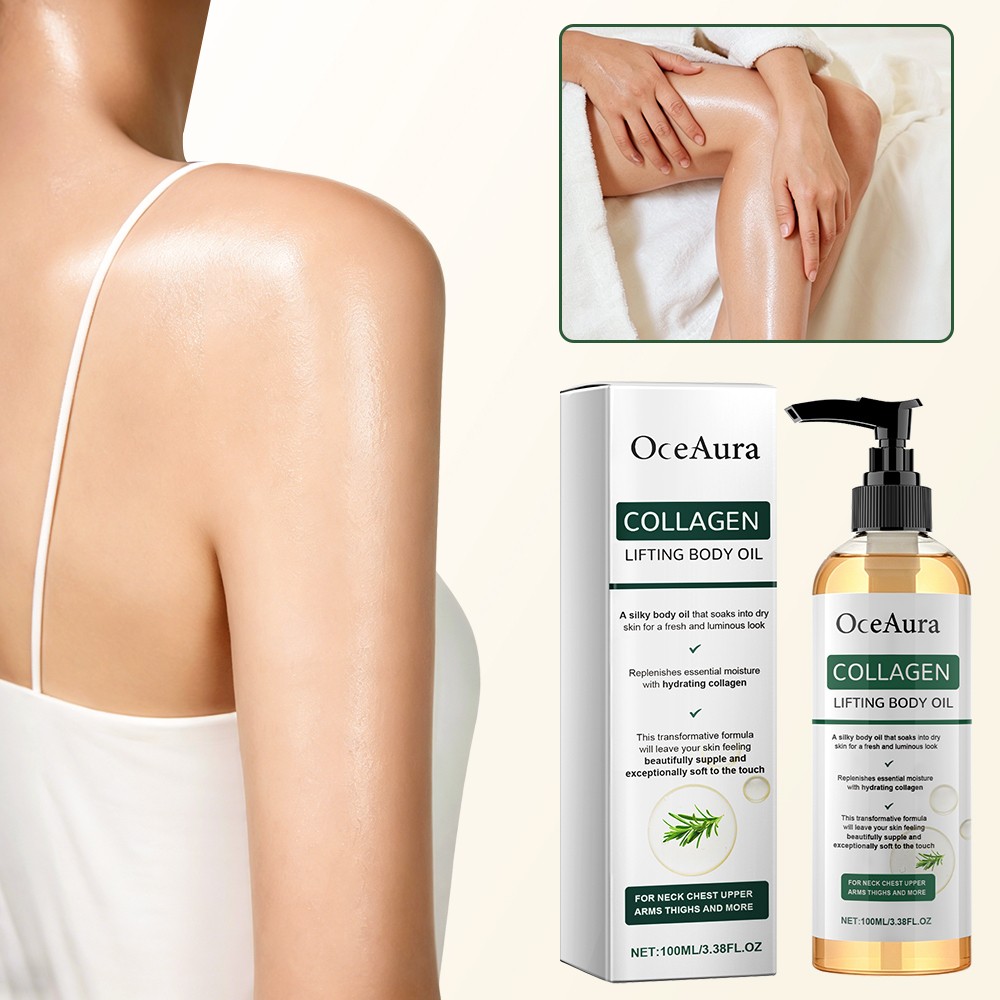 Collagen Lifting Firming Body Oil Skin Tightening Hydrating Massage Oil