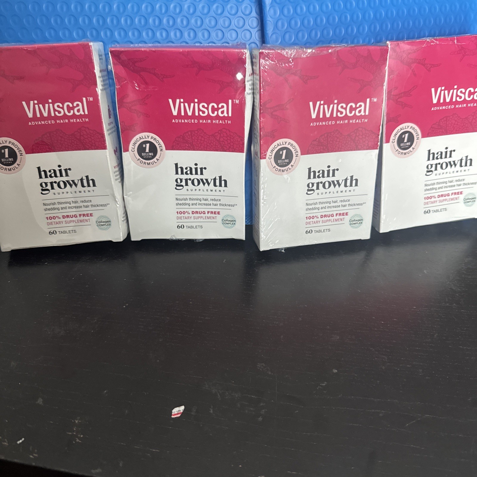 LOT OF 4 Women’s Viviscal Advanced Hair Health – 60 Tabs Exp-10/26+