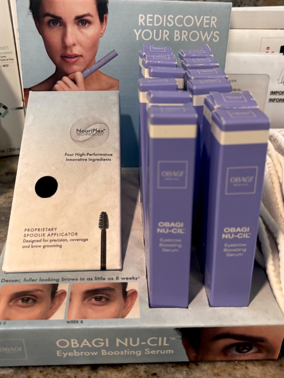 Obagi Medical Nu-Cil Eyebrow Boosting Serum, 0.17 fl oz (5 mL) Clear