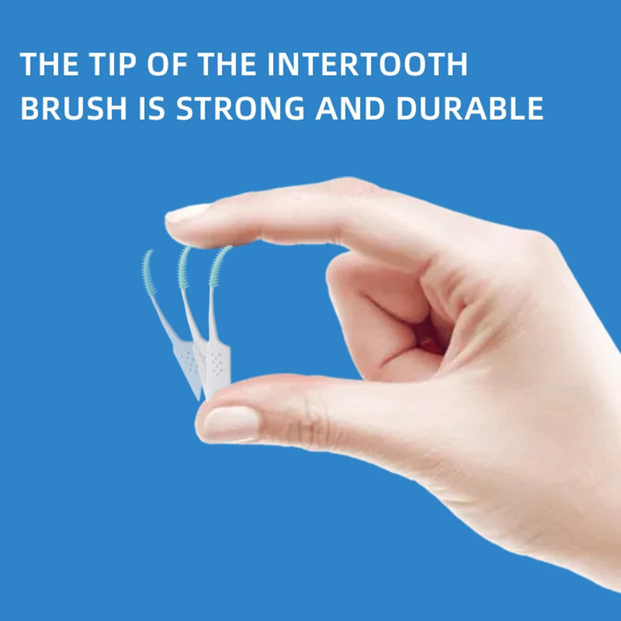 150pc Interdental Brush Soft Rubber Toothpick Teeth Cleaning Tool Oral Care Flos