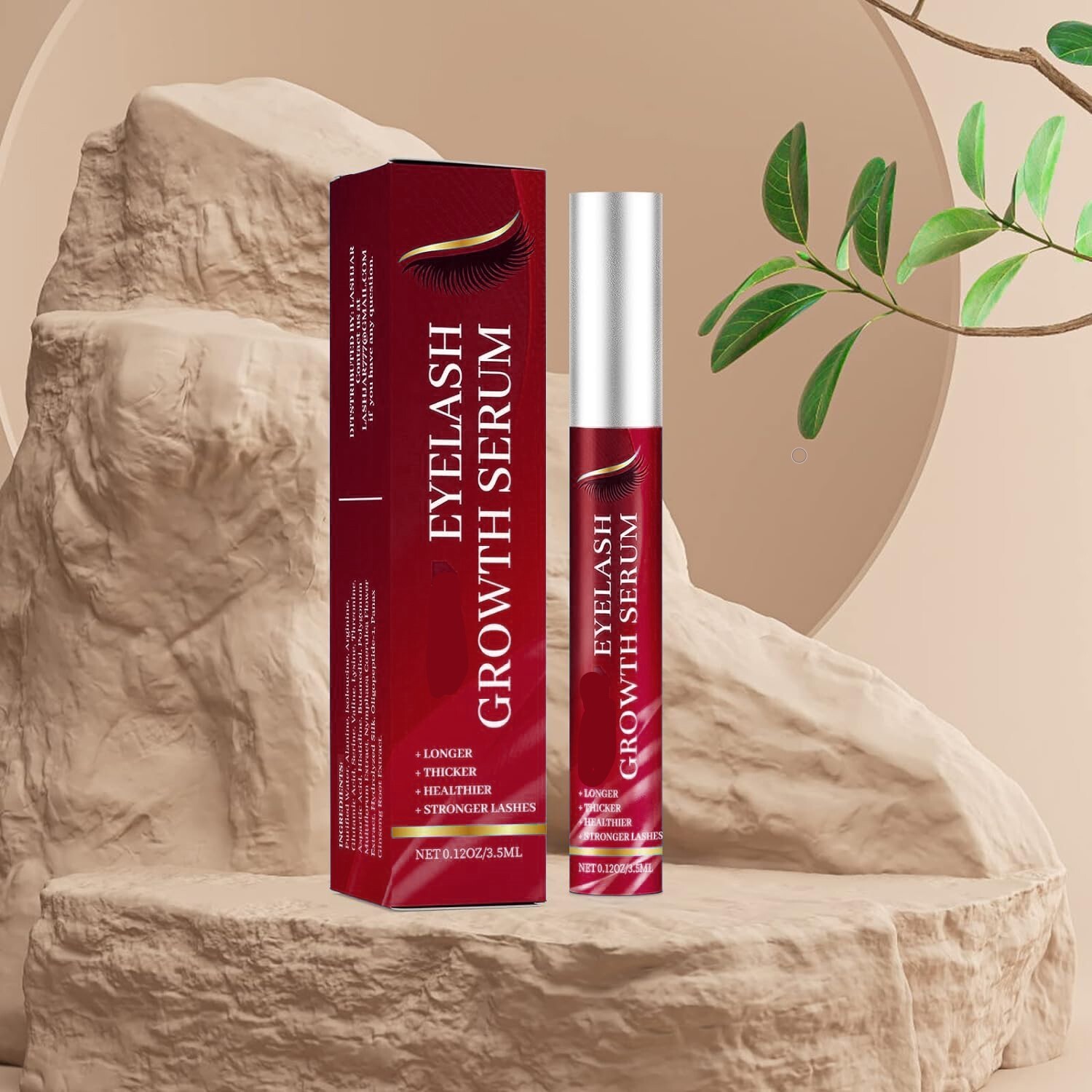 Premium Eyelash Growth Serum Eyebrow Enhancer Lash Boost Serum Fuller Thicker