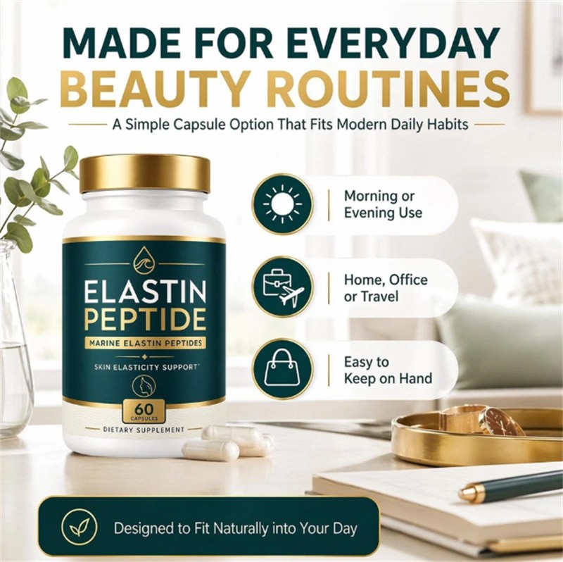 2PCS NEW Elastin Peptide Skin Tightening Supplement, Skin Elasticity, 60 Count