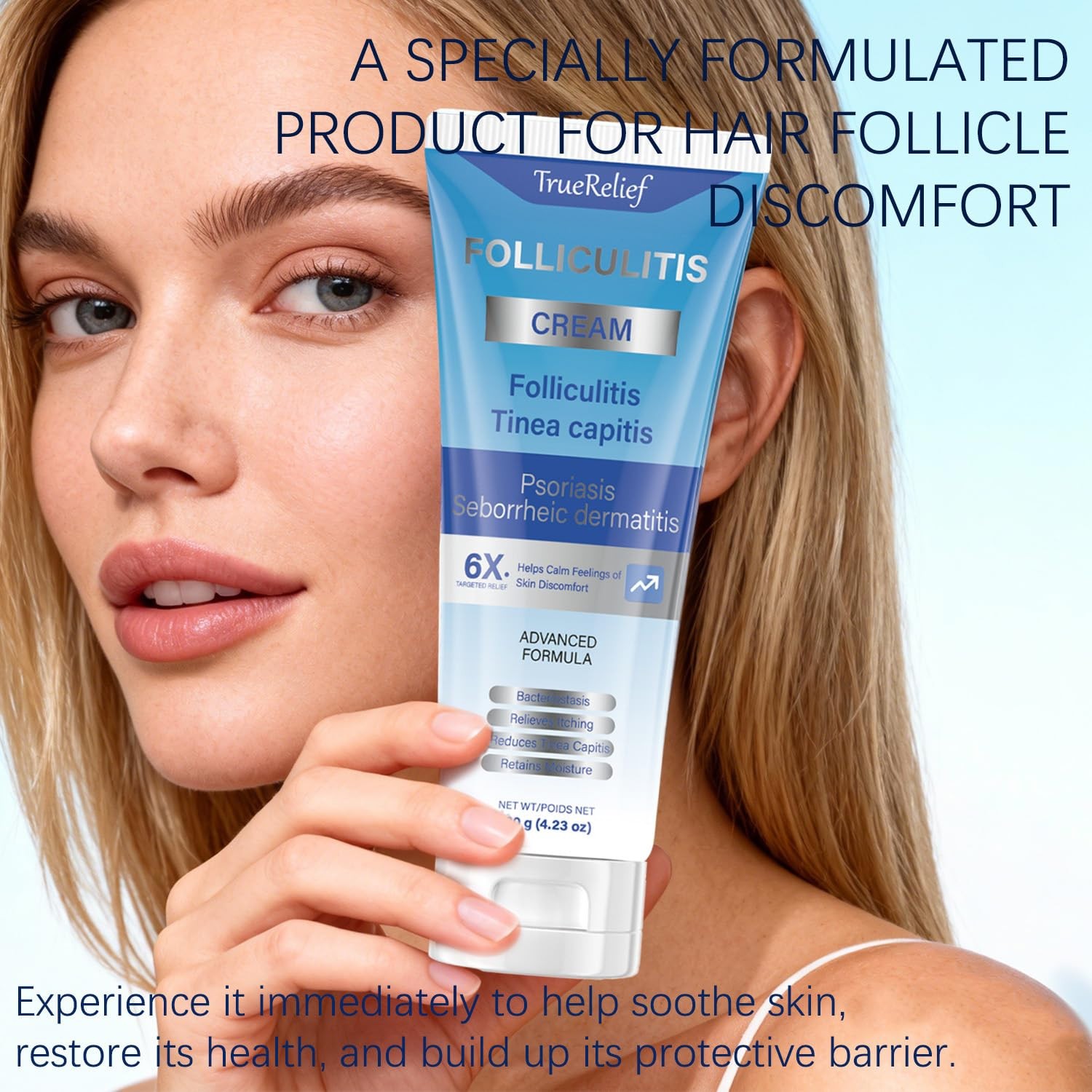 Folliculitis Cream 120g for Ingrown Hair Razor Bumps Skin Care