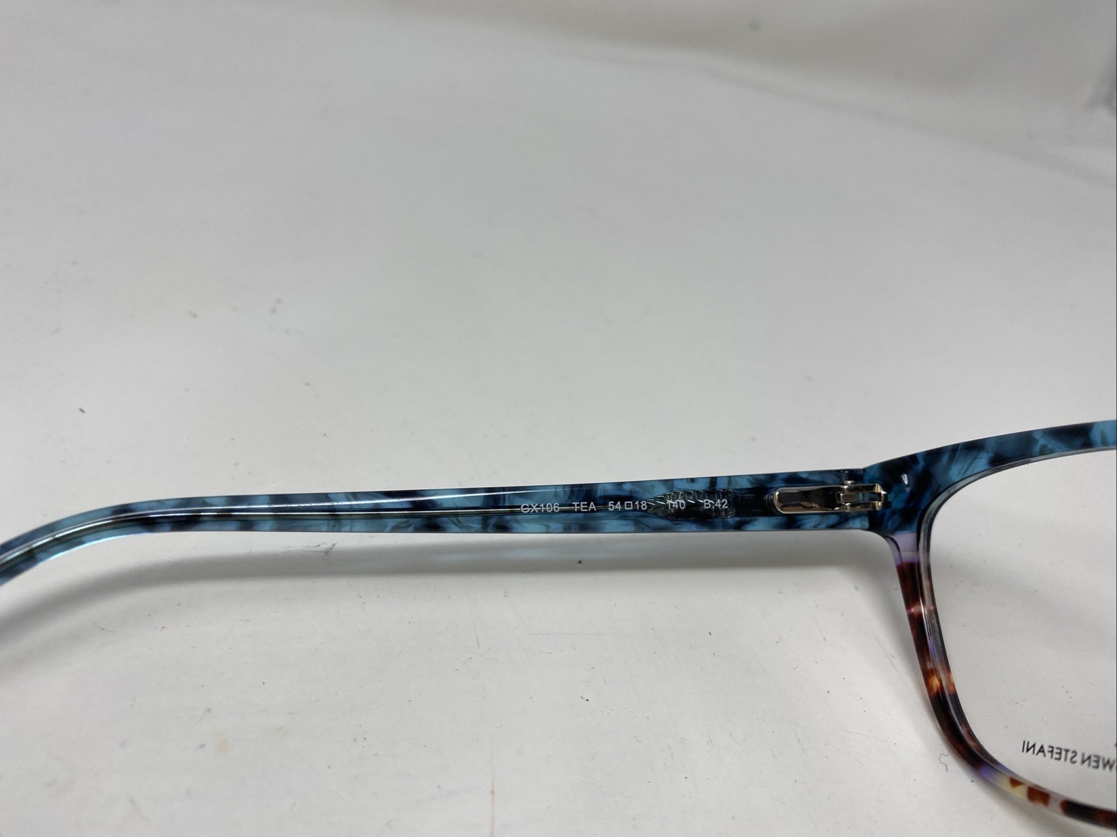 GX by Gwen Stefani GX108 TEA 54-18-140 B:42 Teal Tortoise Eyeglasses Frame CG59
