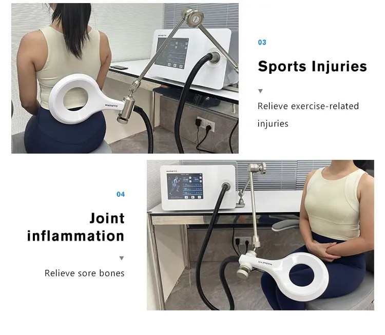 Spa Physio Pain Magnetic Transduction Therapy Magneto EMTT PEMF Massage Machine