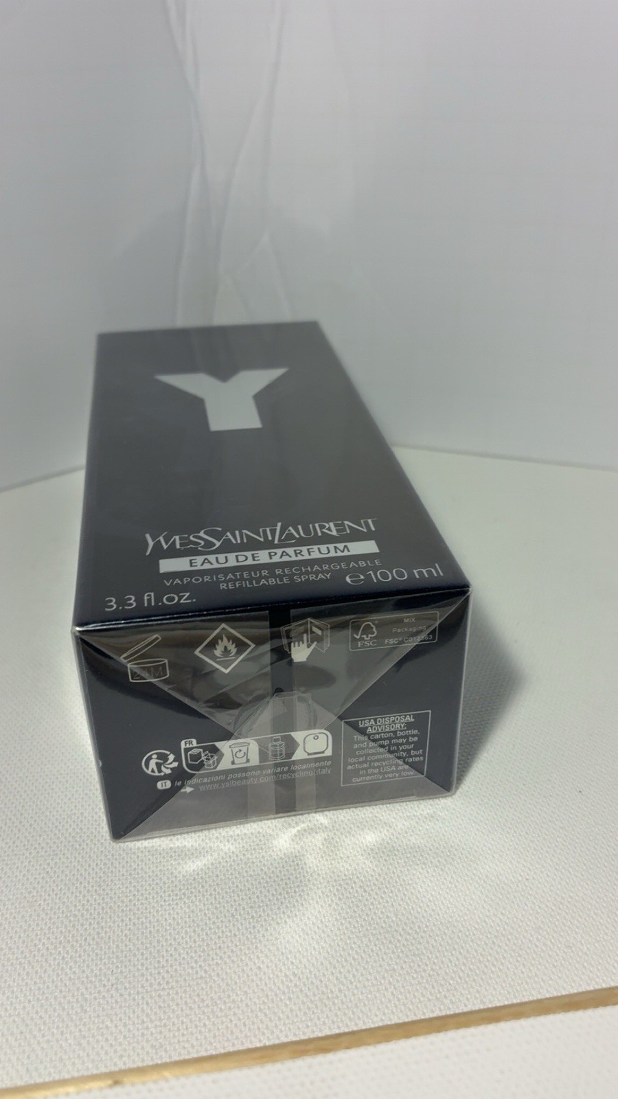 Yves Saint Laurent Y Eau de Parfum Refillable Spray, Regular Size 3.3 fl oz