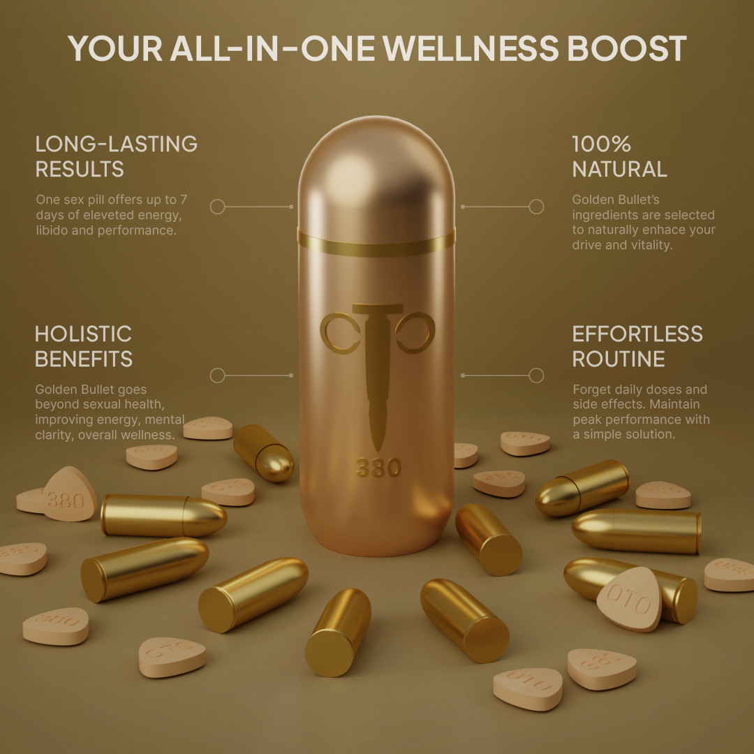Golden Bullet – Best Enhancement, Male Supplement, SexPills for Men ALL NATURAL