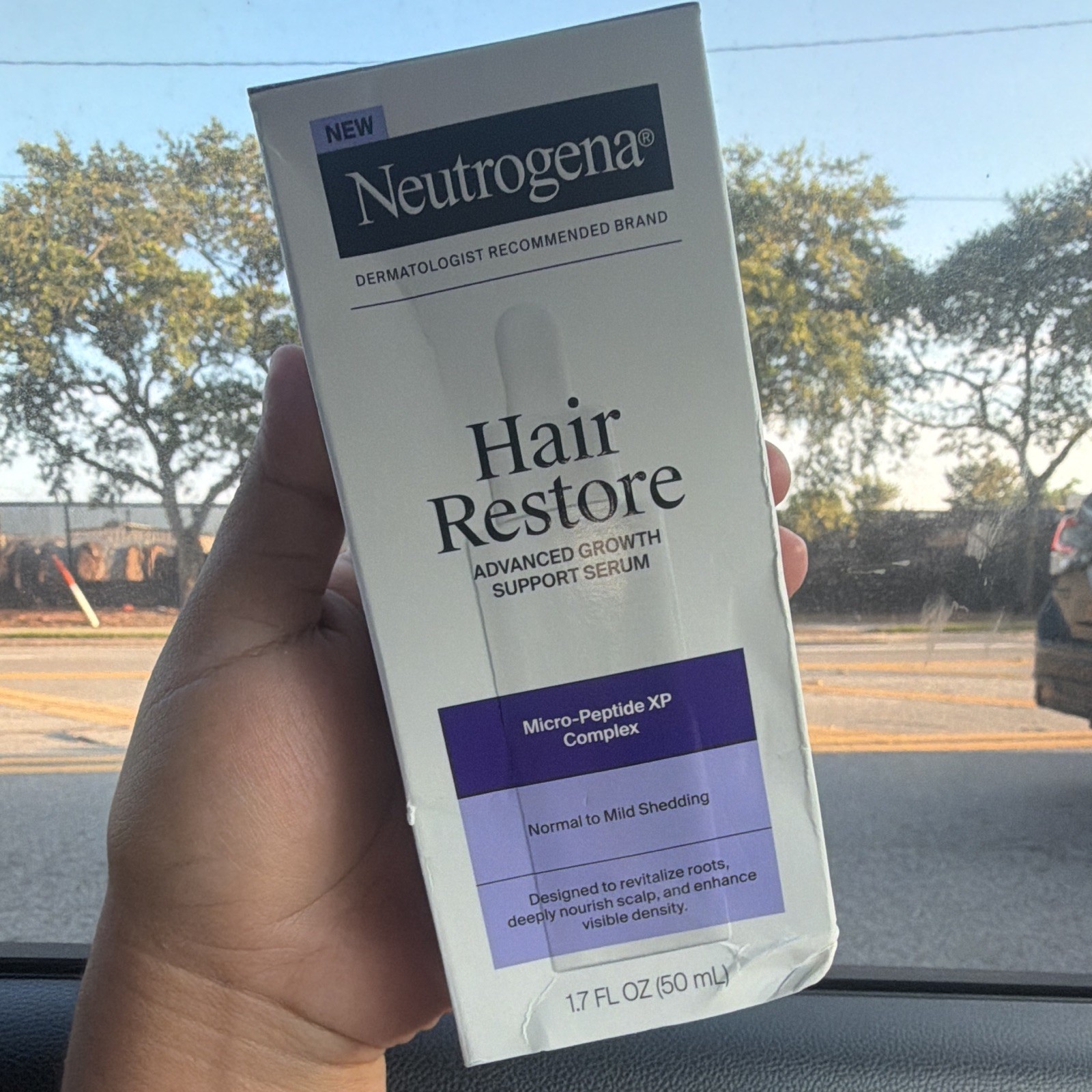 Neutrogena Hair Restore Growth Support Serum, Sulfate/Dye/Paraben-Free 1.7oz